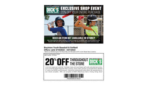 2022 DICK'S Shop Event